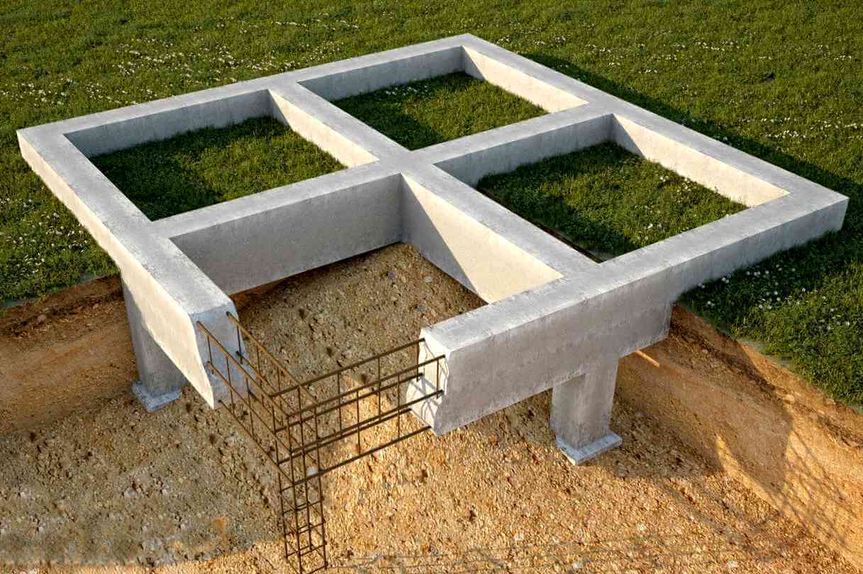 Создание ленточного фундамента для дома из газобетонных блоков