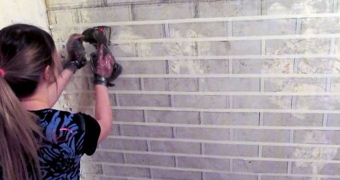 Имитация кирпичной стены своими руками - пошаговая инструкция!