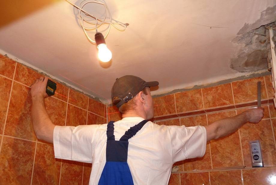 Как самому сделать потолок из гипсокартона в ванной комнате