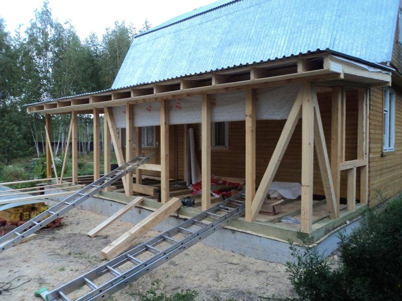 Пристройка террасы к дому — пошаговая инструкция и нюансы строительства