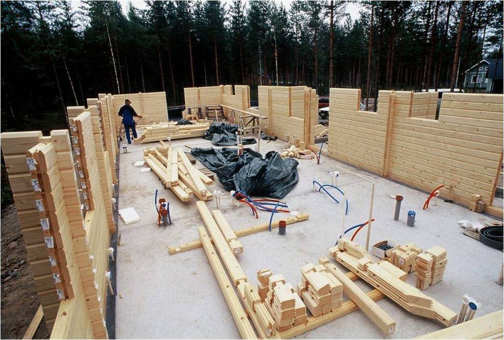 Строительство домов из калиброванного профилированного бруса