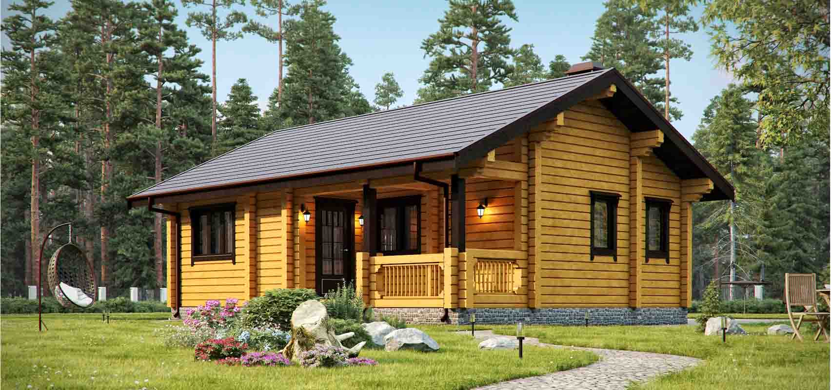 Одноэтажные финские деревянные дома: особенности проектов и их стоимость