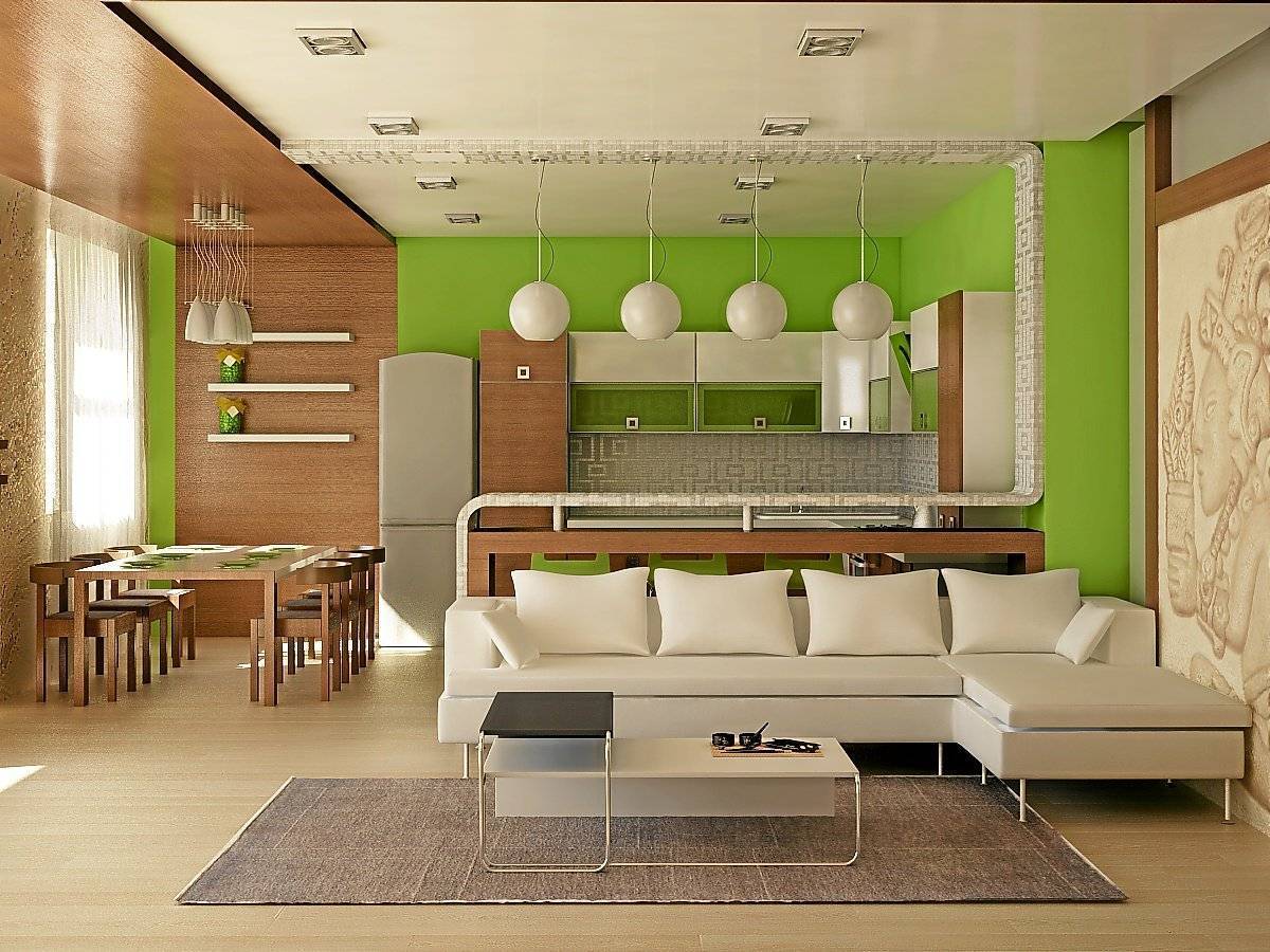 Дизайн-проект квартиры-студии +80 фото примеров интерьера