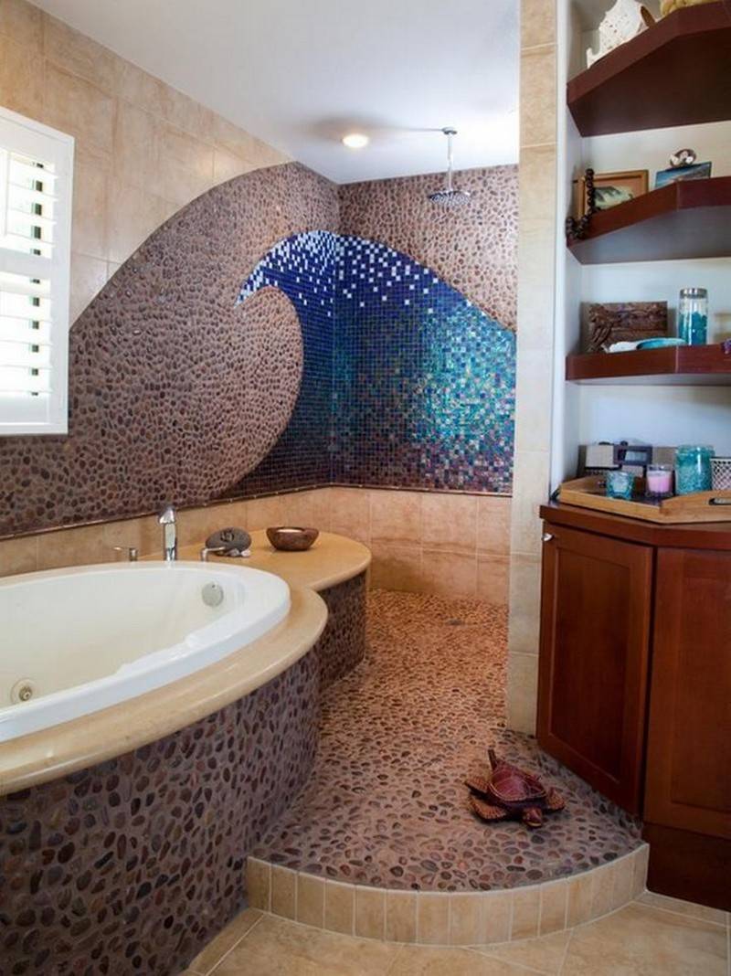 Яркие современные идеи дизайна маленькой ванной комнаты в 2020 году: 50 фото