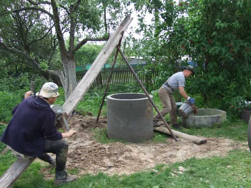 Колодец своими руками на даче: как выкопать, гидроизоляция, очистка