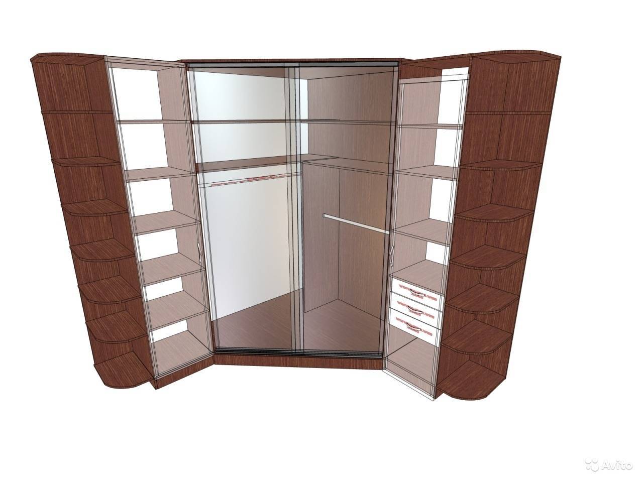 Планировка шкафа-купе (37 фото): внутри с размерами, схемы, варианты встроенные в прихожую, для спальни, программы и онлайн-конструкторы