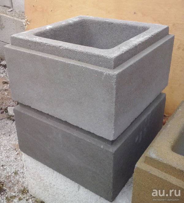 Декоративные бетонные блоки для столбов забора