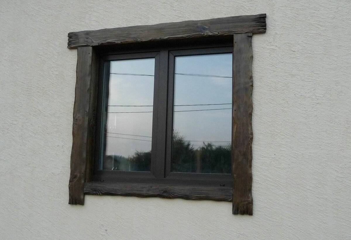 Внутренние наличники на окна в деревянном доме - клуб мастеров