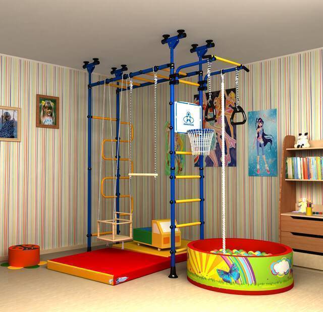 Шведская стенка для детей в квартиру: изготовление своими руками