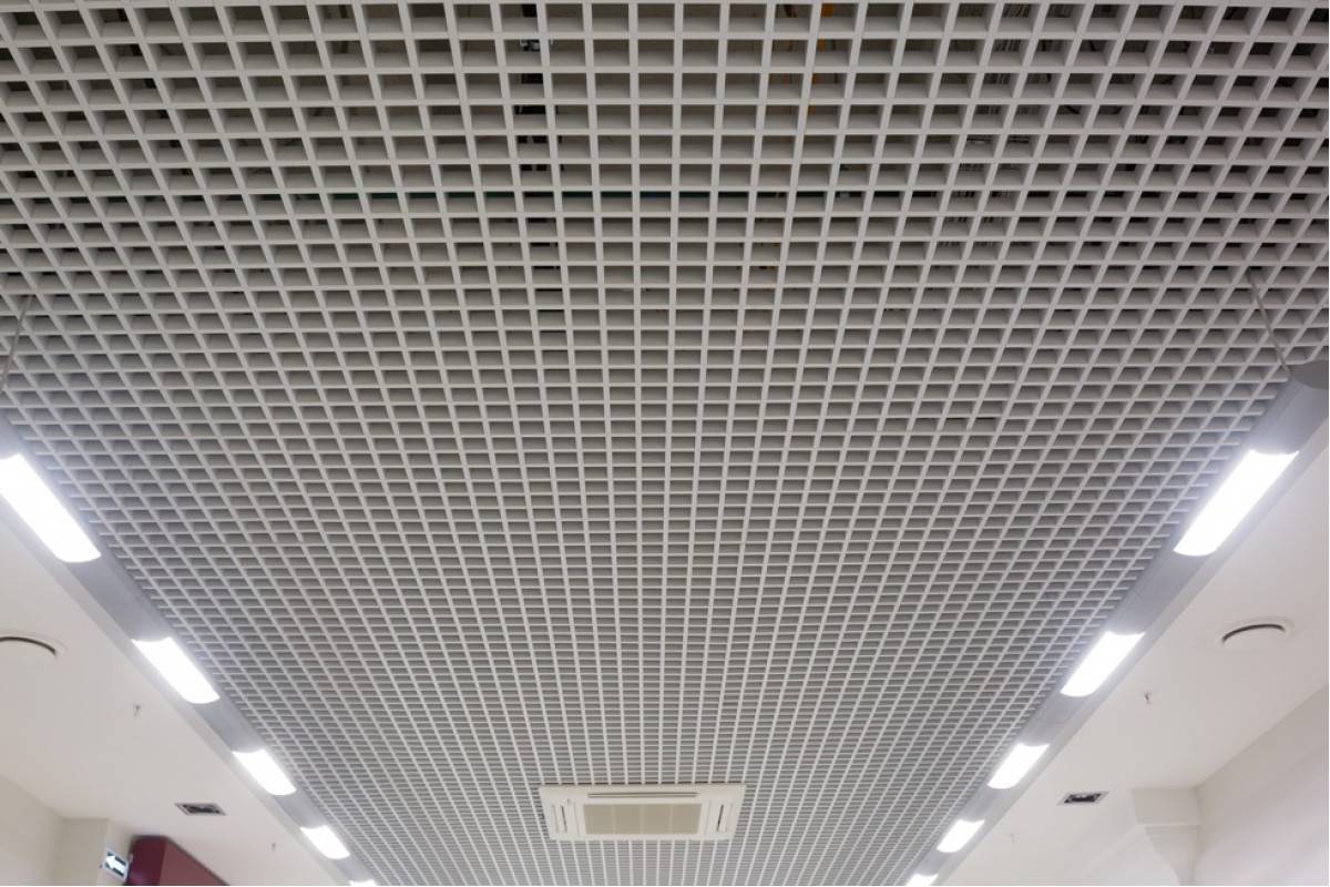 Ячеистый подвесной потолок - проектирование и монтаж - блог о строительстве