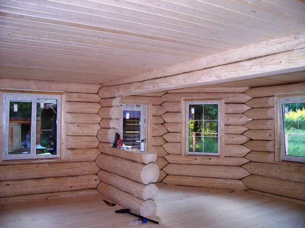 Чем обшить стены в деревянном доме внутри помещения
