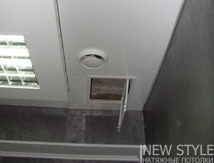 Вентиляция в натяжном потолке. различия в монтаже вентиляционных отверстий