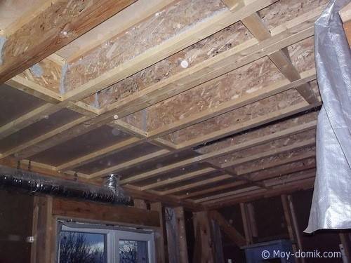 Как поднять потолок в деревянном доме своими руками: как увеличить высоту, видео-инструкция и фото