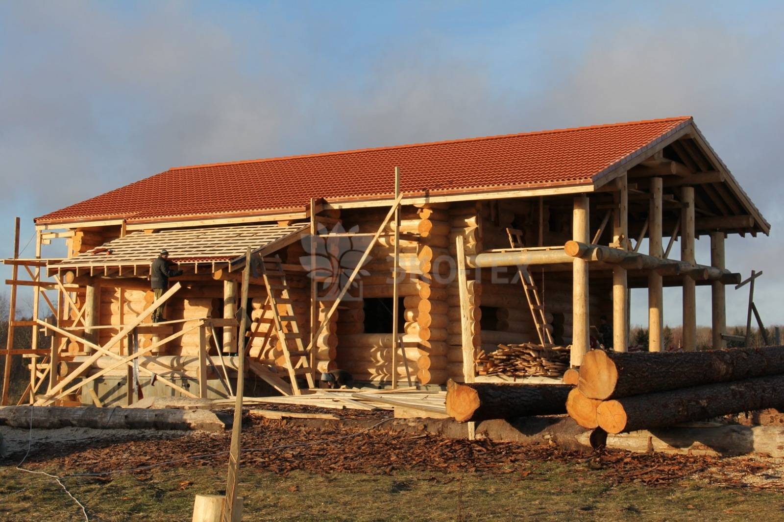 Cтроительство деревянных домов из бруса под ключ, готовые проекты, низкие цены.