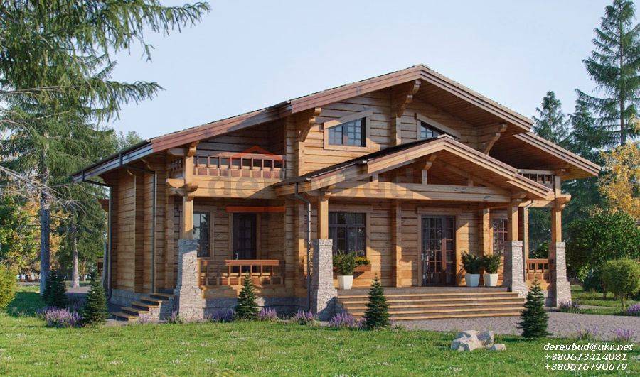 Дома из бруса в стиле шале: архитектура и материалы