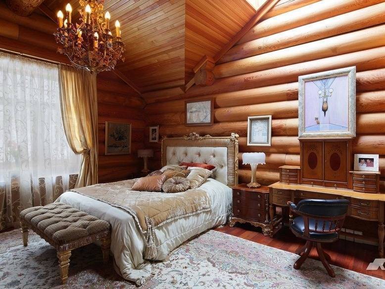 Кухня в бревенчатом доме (45 фото): интерьер комнаты в жилище из оцилиндрованного бревна, дизайн кухни-гостиной в деревянном коттедже