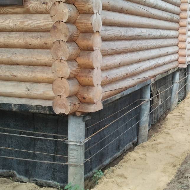 Как осуществить ремонт фундамента деревянного дома