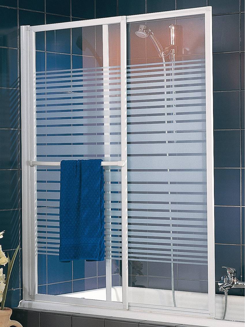 Раздвижные шторки для ванны: стеклянные, пластиковые