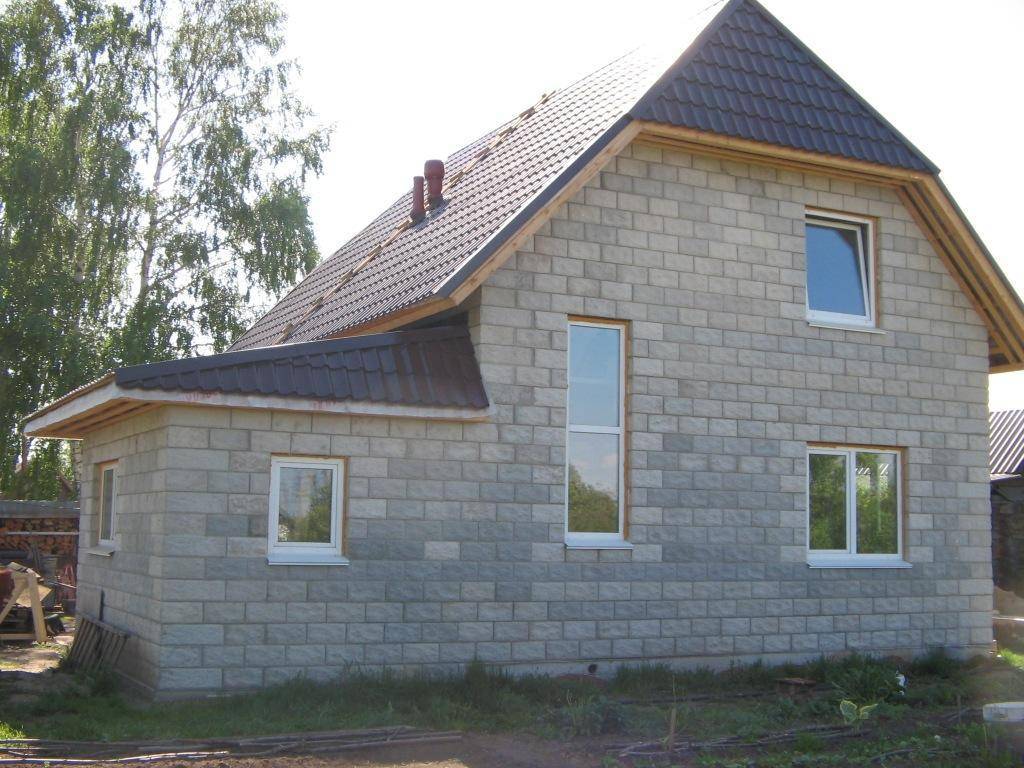 Как построить и утеплить дом из шлакоблока ⋆ прорабофф.рф