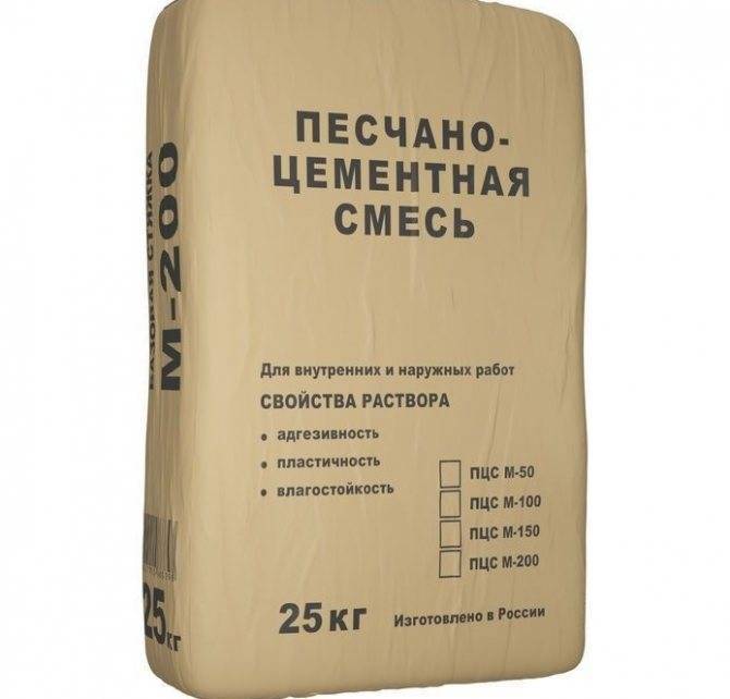 Песчано-цементная смесь: вес и плотность раствора при расходе на 1 м2