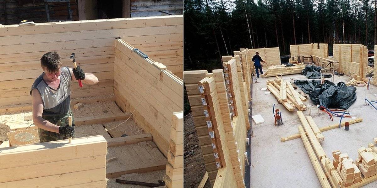 Дом из бруса своими руками - как построить брусовой дом (+фото)