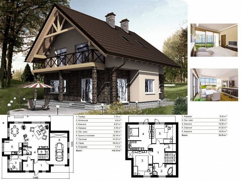 Продажа готовых проектов загородных домов, коттеджей в москве - проектмаркет