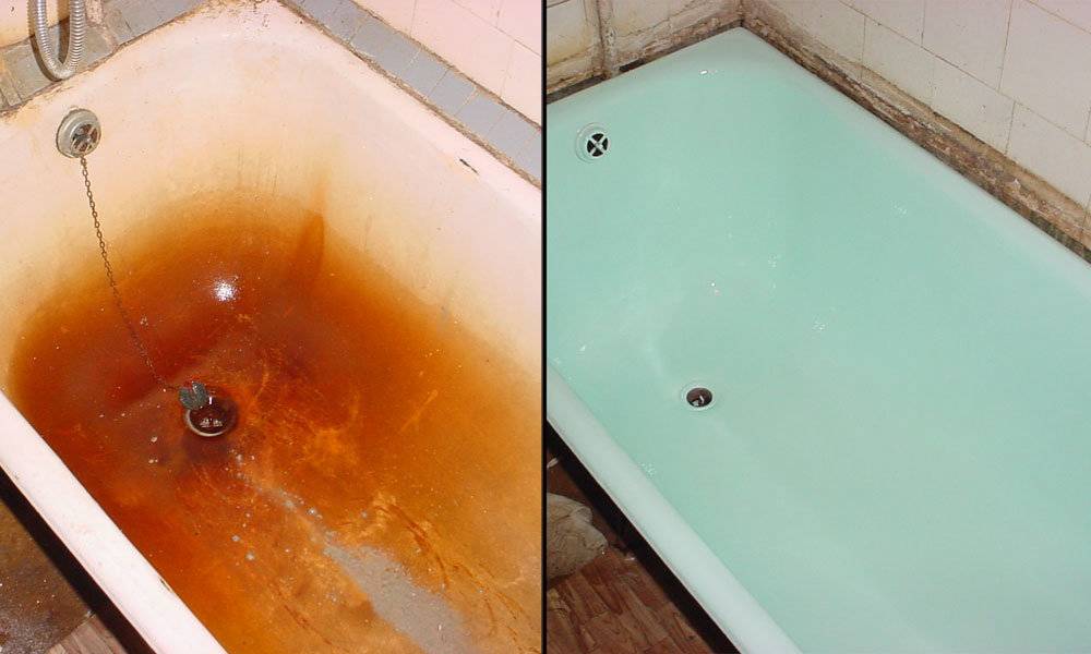 Реставрация чугунной ванны: выбор краски для эмали, восстановление и ремонт покрытия, как обновить домашних условиях - все способы