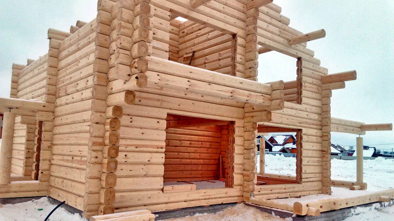 Строительство каркасного дома в зимний период