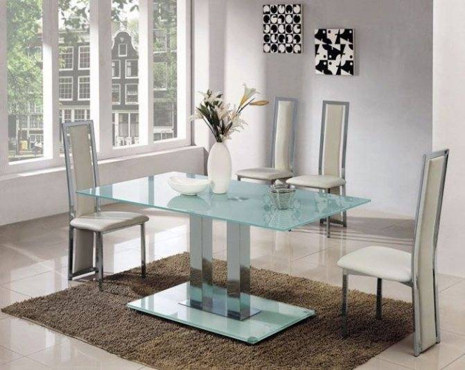 Стол обеденный со стеклом — стильный выбор для кухни - swoofe.ru