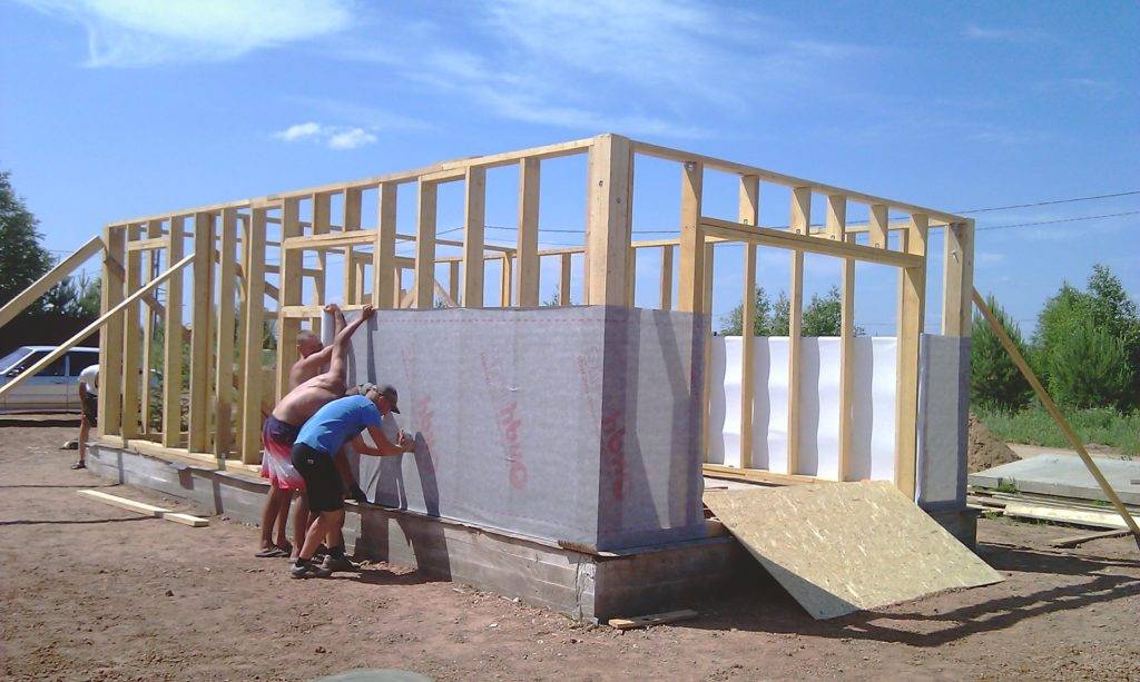 Строим каркасный дом своими руками: пошаговая инструкция, фото+видео