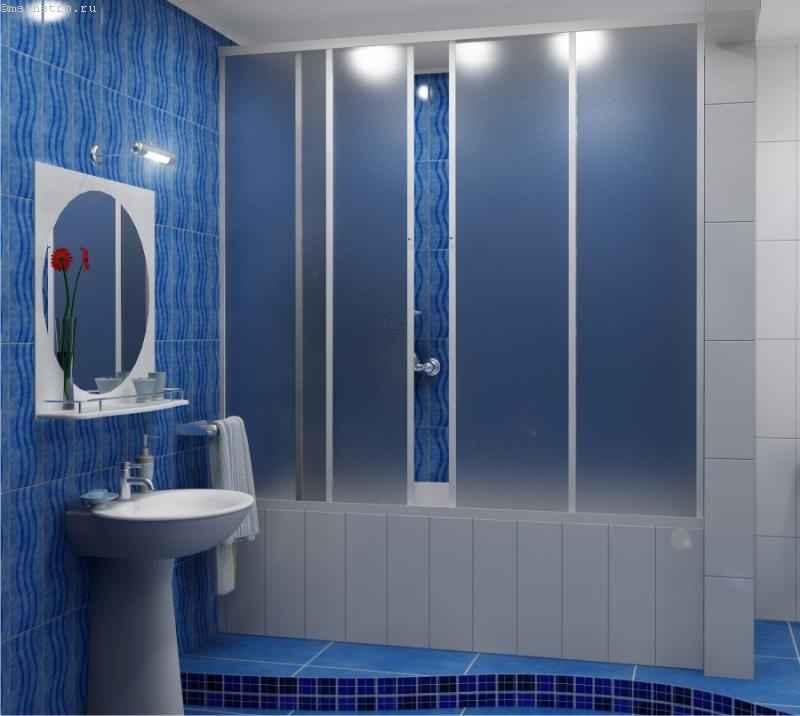 Раздвижные шторки (дверки) для ванной