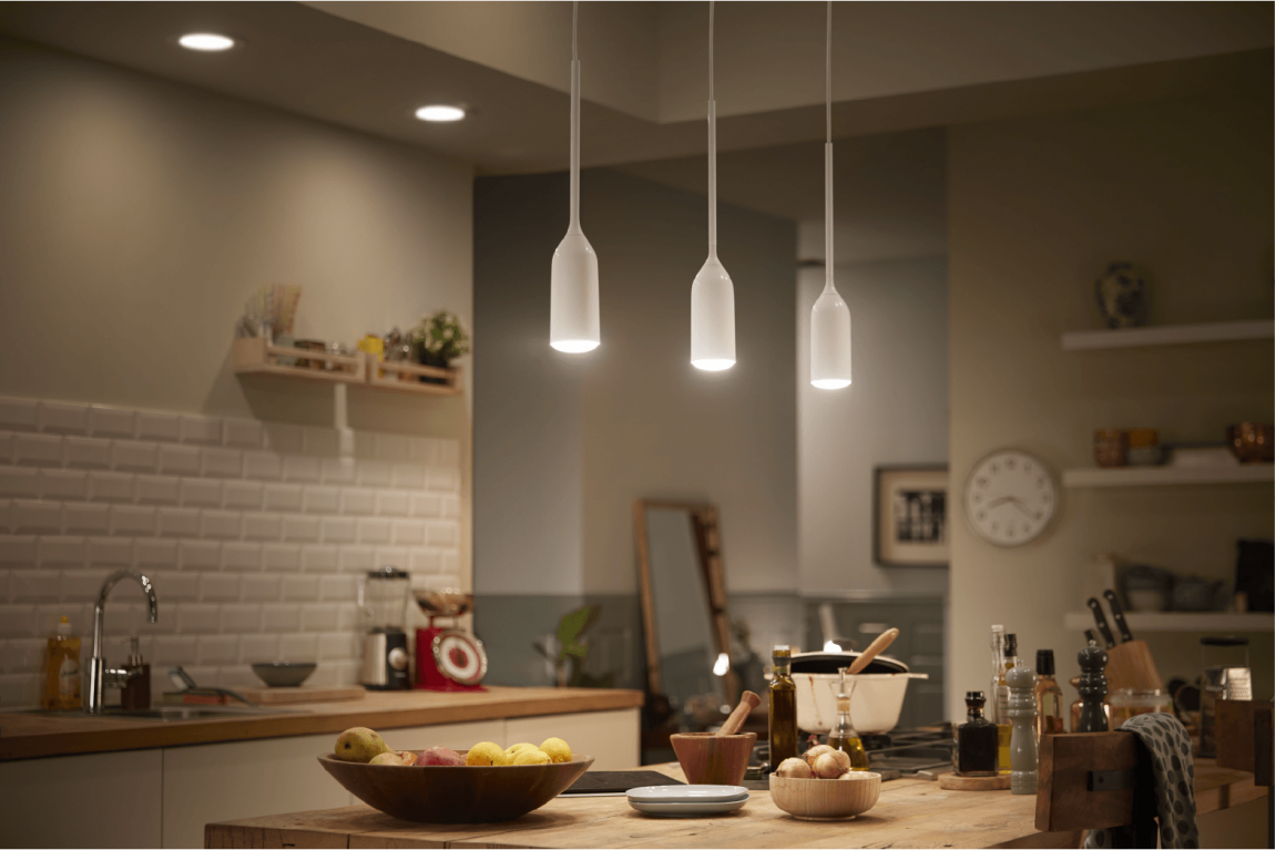 Подсветка на кухне под шкафами: планирование, светильники, выбор цвета освещения