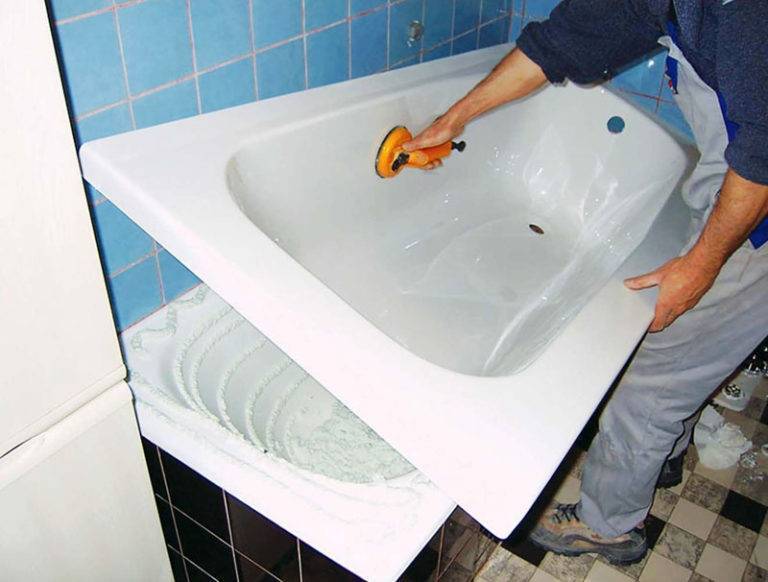 Восстанавливаем сантехнику, или как установить акриловый вкладыш в ванну | дом гвоздем