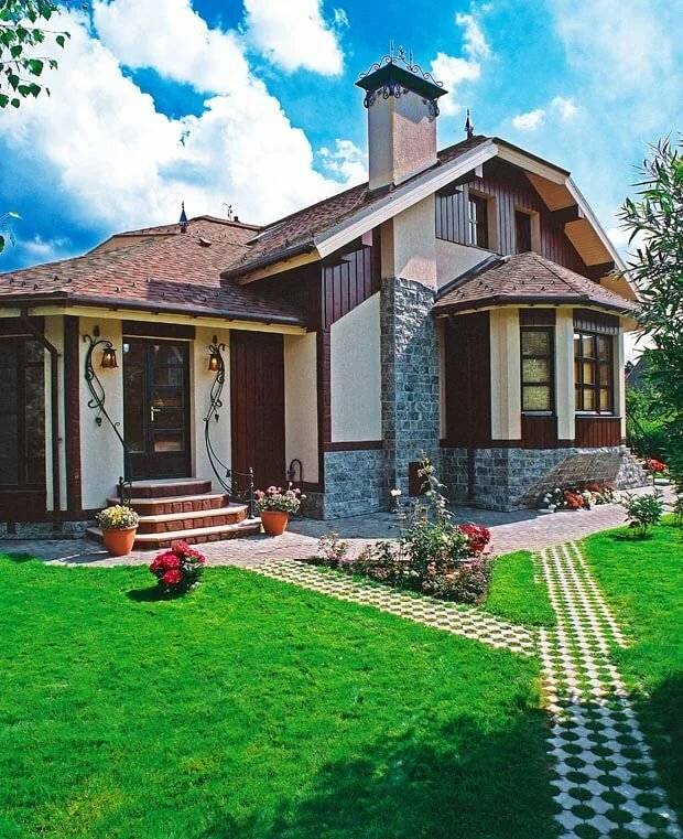 Частные красивые дома ???? 100+ фото красивейших загородных домов