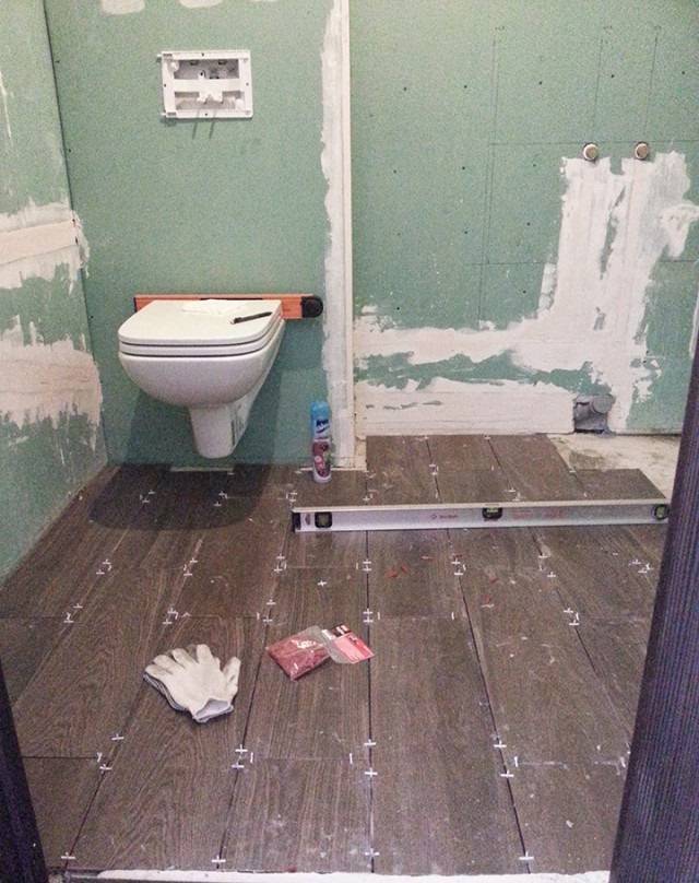 Последовательность ремонта в ванной комнате