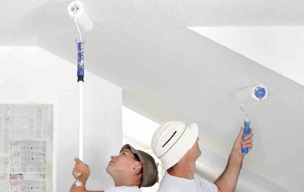 Как побелить потолок своими руками - пошаговая инструкция!