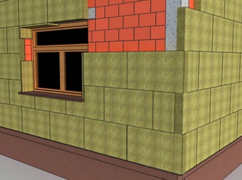 Утепление стен базальтовой ватой и штукатурка фасадов зданий