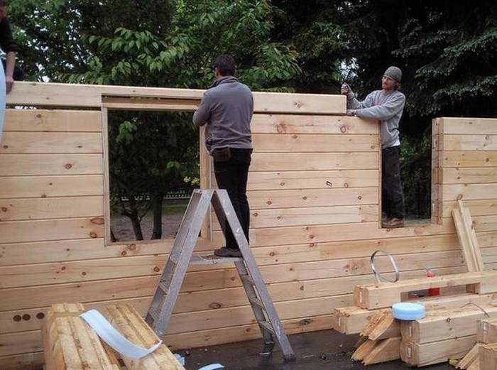 Как правильно построить дом из бруса 150х150 своими руками