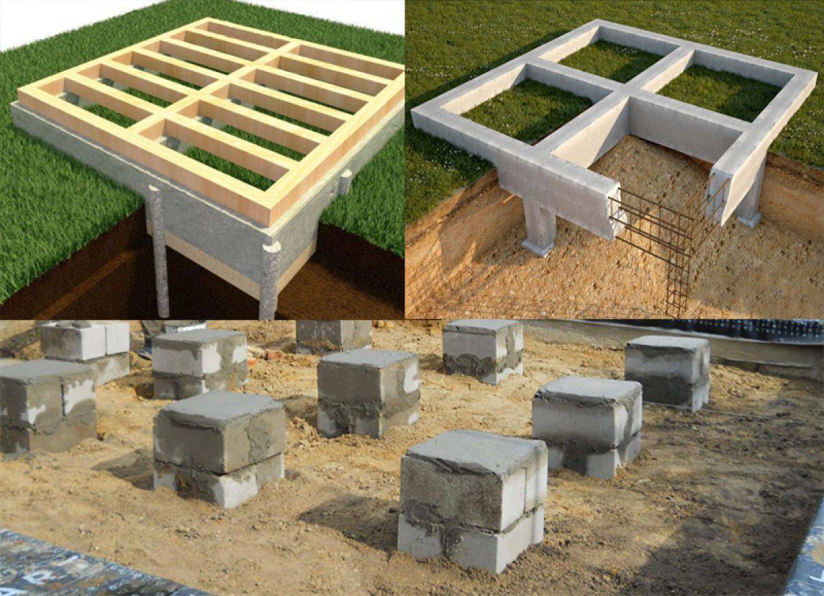 Выбираем недорогой вариант устройства фундамента для деревянного дома