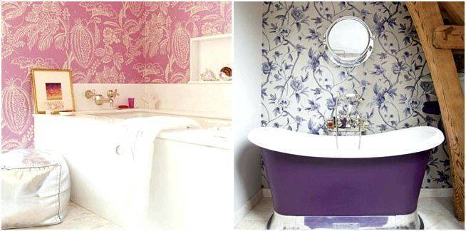 7 советов по отделке ванной комнаты обоями: выбор и поклейка | строительный блог вити петрова