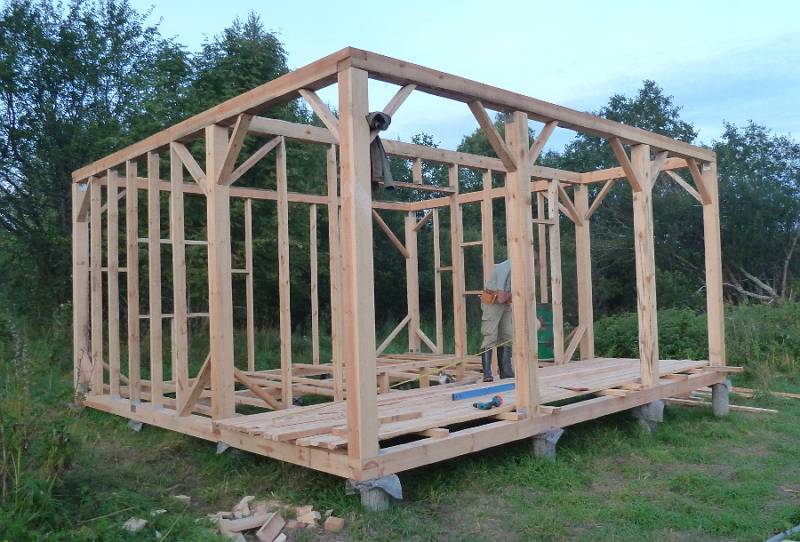 Сарай своими руками: инструкция как построить каркасный деревянный сарай быстро и качественно