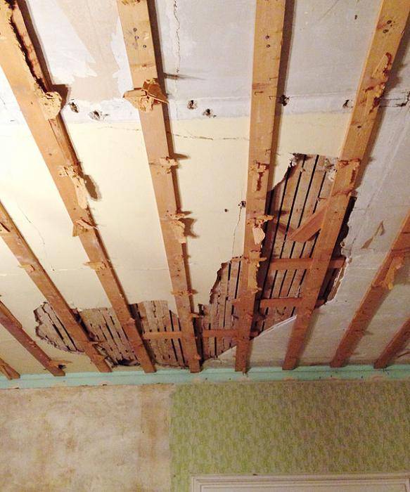 Способы отделки потолка в деревянном доме: способы, варианты, материалы