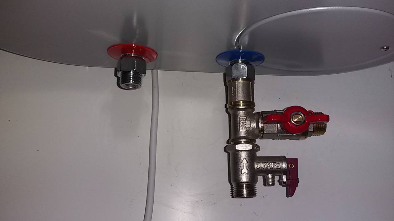 Предохранительный клапан для водонагревателя