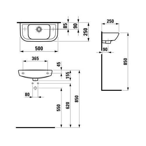 Высота и правила установки раковины и слива в ванную комнату