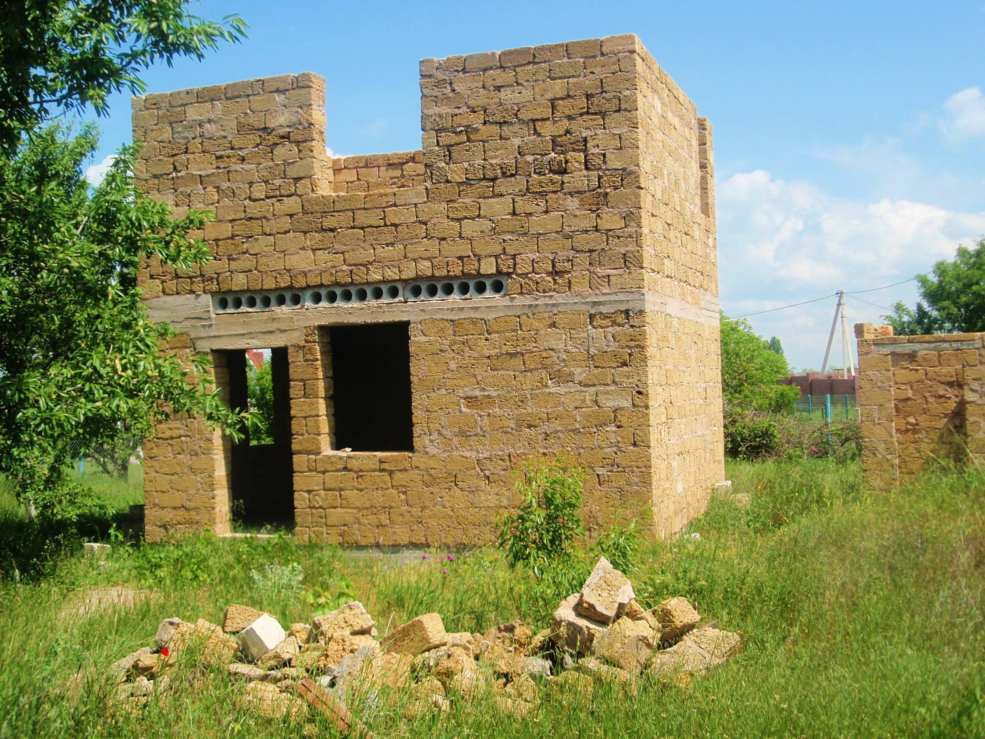 Проекты и строительство домов из ракушечника