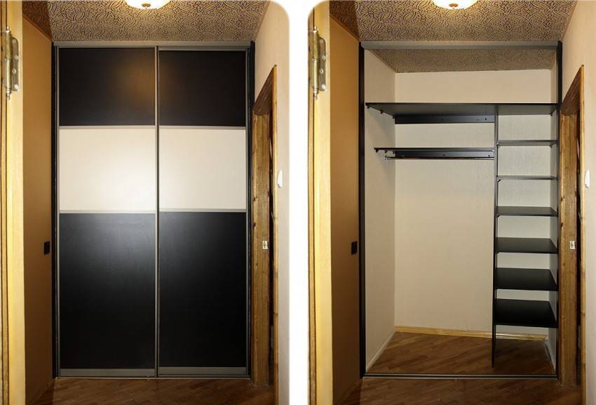 Встроенный шкаф в прихожую: 110 фото идей современного оформления шкафов