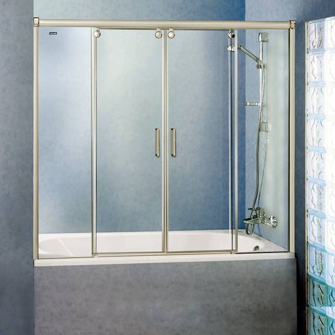 Раздвижные двери на ванную, виды изделий на вход в помещение и вместо шторки