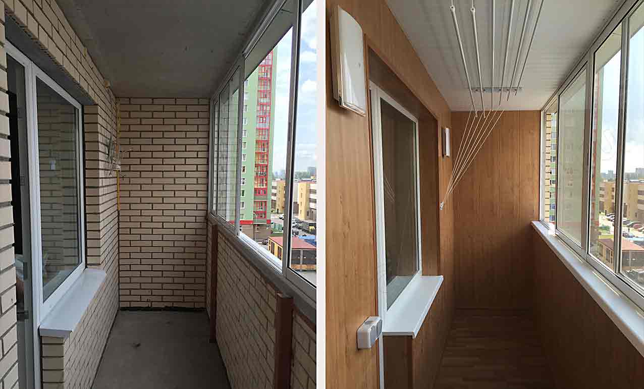 Чем обшить балкон изнутри: материалы и советы