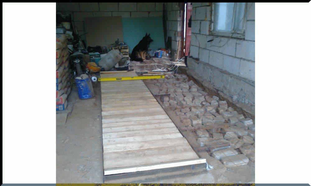 Пол в гараже (60 фото): варианты напольного покрытия с гидроизоляцией, полимерный и деревянный пол, какие конструкции лучше и дешевле,делаем своими руками