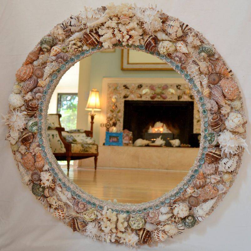 Декор зеркала в интерьере своими руками (фото)